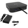 I-tec Dockingstation USB-C Dual Display/ 2x DP/ 2x USB-C/ 5x USB/ LAN/ Power Delivery 65W + Universalladegerät 112W