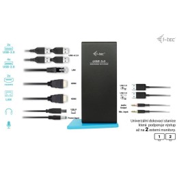 I-tec dokovací stanice USB 3.0/USB-C Dual HDMI/ 2x HDMI/ 2x USB 3.0/ 4x USB 2.0/ LAN