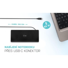 I-tec dokovací stanice USB-C Quattro Display/ 2x DP/ 2x HDMI/ 5x USB 3.0/ LAN/ Power Delivery 85W