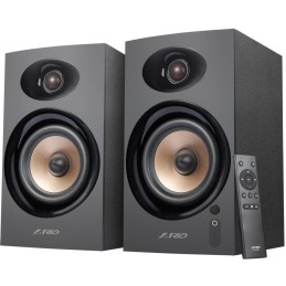 FENDA F&D repro R23BT/ 2.0/ 40W/ dřevěné/ BT/ Optický/ USB vstup/ dálkové ovládání/ černé