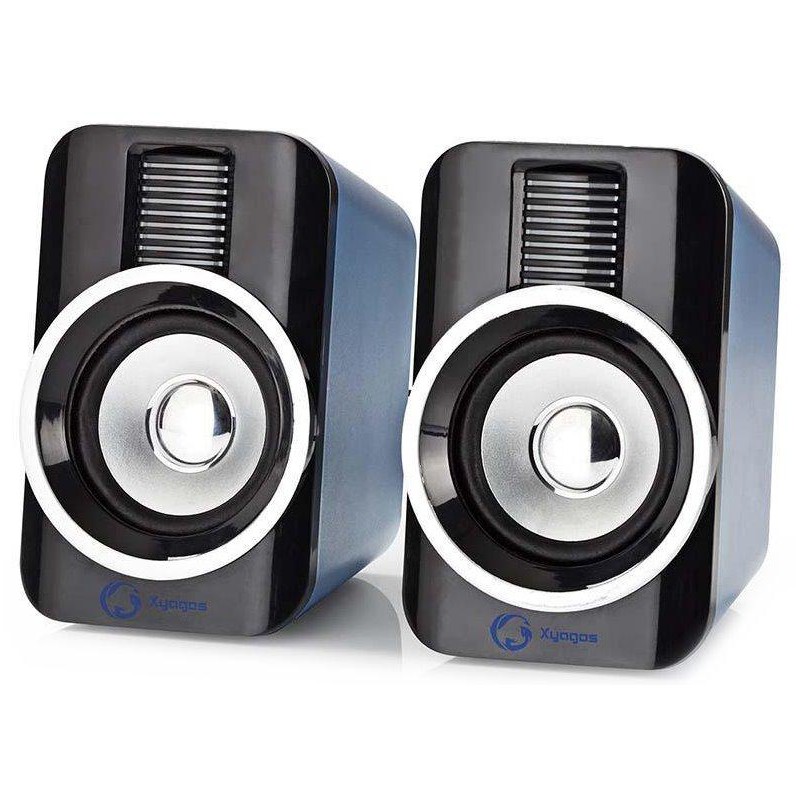 NEDIS herní reproduktory/ 2.0/ výkon 30 W/ 3,5 mm jack/ USB/ ABS/ černo-stříbrné
