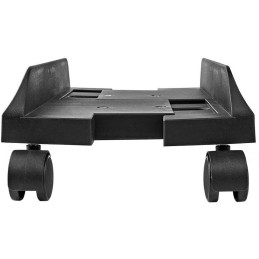 NEDIS stojan na stolní PC/ nastavitelná sířka/ 2 uzamykatelná kolečka/ černý