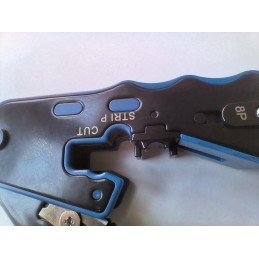 XtendLan Kleště krimpovací profi kleště RJ-45, EZ RJ-45