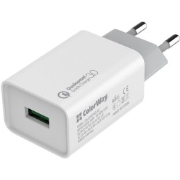 COLORWAY 1x USB/ síťová nabíječka/ 18W/ 100V-240V