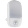 Lampka nocna LED NEDIS do gniazdka/czujnika ruchu/0,55 W/11 lm/ciepła biel