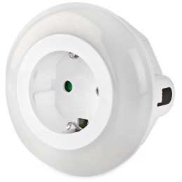 NEDIS LED noční světlo do zásuvky/ denní/noční senzor/ 3680 W/ 10 lm/ bílá / modrá / zelená