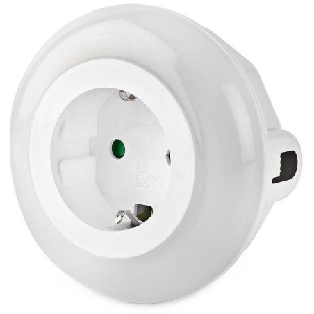 NEDIS LED noční světlo do zásuvky/ denní/noční senzor/ 3680 W/ 10 lm/ bílá / modrá / zelená