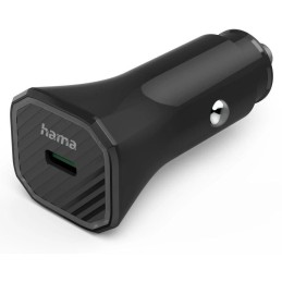 HAMA Eco rychlá USB nabíječka do vozidla, USB-C PD/QC 25 W, černá