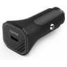 HAMA Eco rýchla USB nabíjačka do vozidla, USB-C PD/QC 25 W, čierna