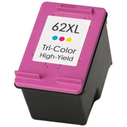 HP (62XL) Tříbarevná originální inkoustová kazeta, C2P07AE originál