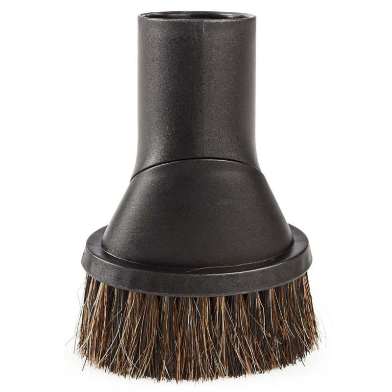 NEDIS prachový kartáč/ přírodní štětiny/ univerzálně použitelné/ 30 / 32 / 35 mm/ černý