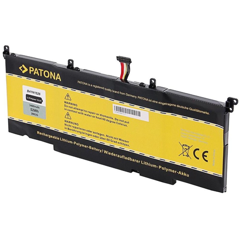 PATONA baterie pro ntb ASUS S5V/ZX60V 3400mAh Li-Pol 15,2V B41N1526