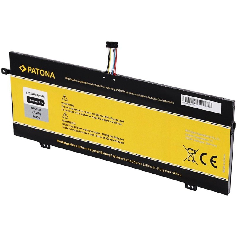 PATONA baterie pro ntb LENOVO Ideapad 710S/xiaoxin Air 13 3200mAh Li-Pol 7,6V L15S4PC0