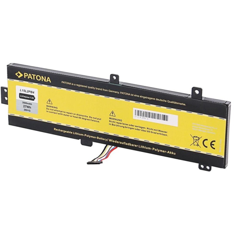 PATONA baterie pro ntb LENOVO Ideapad 310-15IBK 3500mAh Li-Pol 7,6V L15L2PB4