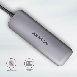 AXAGON hub USB-C / HMC-5 / USB 3.2 Gen1 / 1x USB-C / 2x USB-A / 1x HDMI / microSD/SD / 100W PD / 0,2m