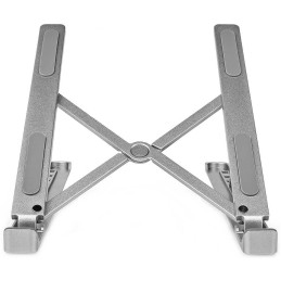 NEDIS stojan na notebook/tablet/smartphone/ univerzální/ pro zařízení 5" - 17"/ 6 úhlů/ hliník