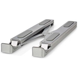 NEDIS stojan na notebook/tablet/smartphone/ univerzální/ pro zařízení 5" - 17"/ 6 úhlů/ hliník