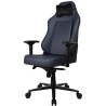 AROZZI herní židle PRIMO Full Premium Leather Ocean/ 100% přírodní italská kůže/ tmavě modrá
