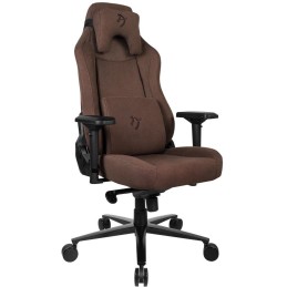 AROZZI herní židle VERNAZZA Supersoft Fabric Brown/ hnědá