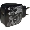 TRX Akyga AK-CH-06 USB nabíječka 220V/ 5V/ 2,1A/ 10W/ černá