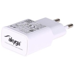 TRX Akyga AK-CH-11 USB nabíječka 220V/ 5V/ 2A/ 10W/ Quick Charge 3.0/ bílá