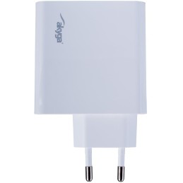 TRX Akyga AK-CH-15 USB nabíječka 220V/ 5-20V/ 65W/ USB-C + USB-A/ PD 3.0/ QC 3.0/ AFC/ FCP/ Apple 2.4A/ PPS/ bílá