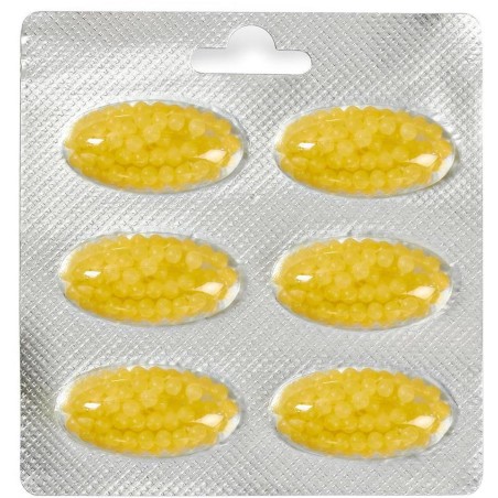 NEDIS vůně do vysavače/ citrón/ 6 náplní/ žlutá