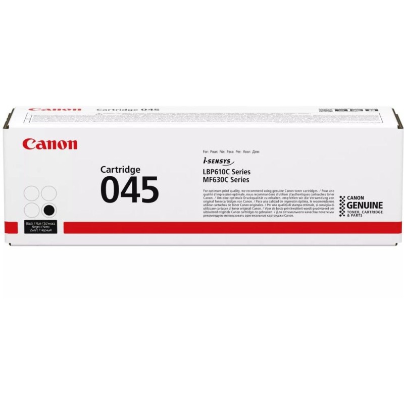 Canon originální toner 045 BK černý, kapacita 1 400 stran