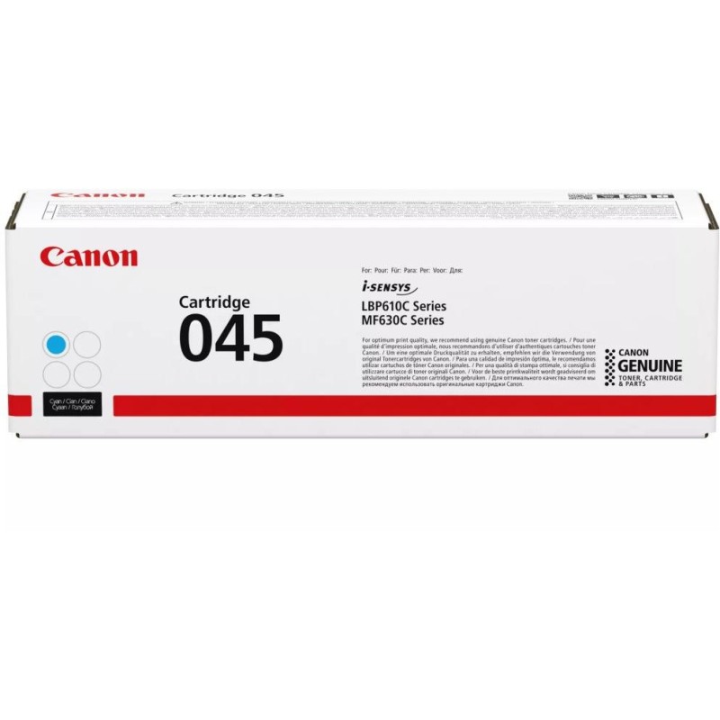 Canon originální toner 045 C azurový, kapacita 1 300 stran