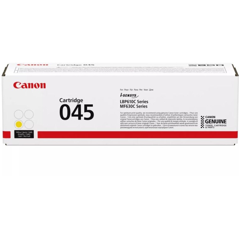 Canon originální toner 045 Y žlutý, kapacita 1 300 stran