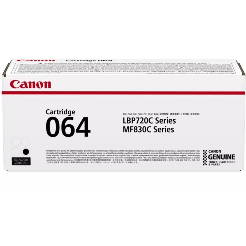 Canon originální toner Cartridge 064 BK černý, MF832Cdw 6 000 stran