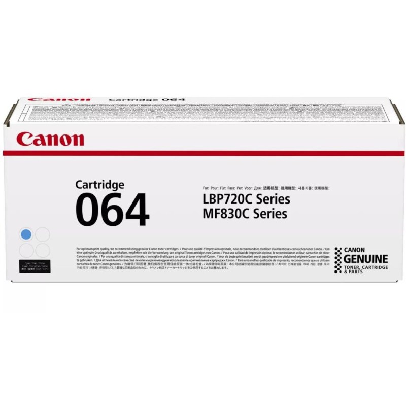 Canon originální toner Cartridge 064 C azurový, MF832Cdw 5 000 stran