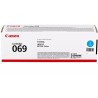 Canon Original Tonerkartusche 069 C cyan, MF752Cdw, 754Cdw, LBP673Cdw, Kapazität 1.900 Seiten