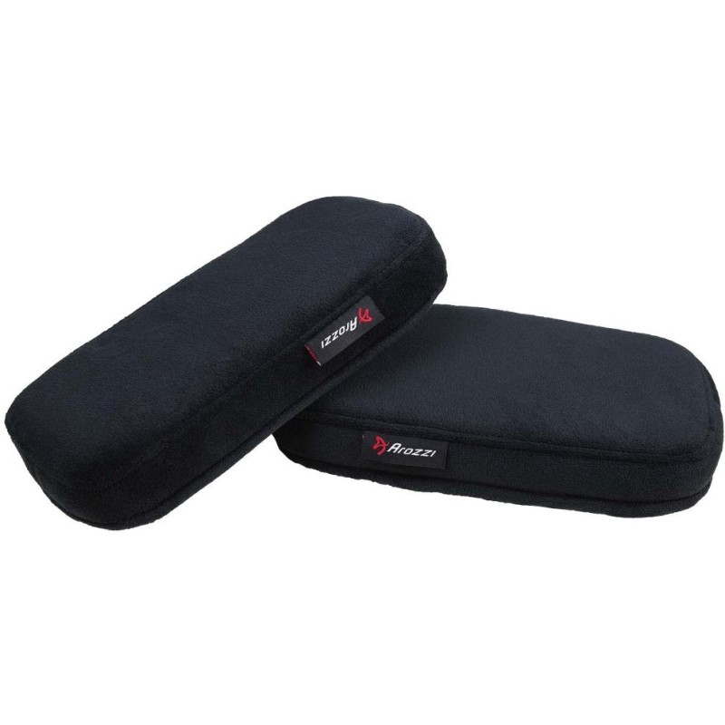 AROZZI Memory Foam Armrest Pads/ náhradní područky pro herní židle/ paměťová pěna/ černé