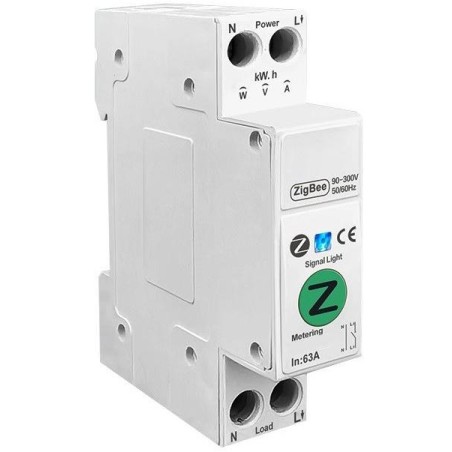 IMMAX NEO SMART elektronický jistič jednofázový 1-63A, měření spotřeby, Zigbee 3.0, TUYA