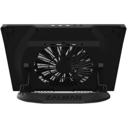 Zalman chladič notebooku ZM-NS3000 / pro notebooky do 17" / naklápěcí / USB Hub / USB / černý