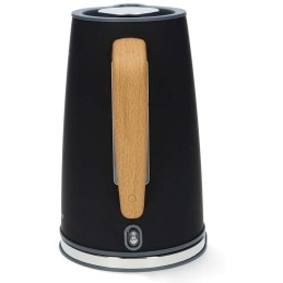 NEDIS rychlovarná konvice KAWK510EBK/ objem 1,7 l/ Soft-Touch/ 1850 - 2200 W/ nerezová ocel/ černá