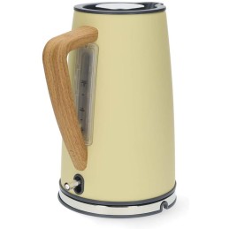 NEDIS rychlovarná konvice KAWK510EYW/ objem 1,7 l/ Soft-Touch/ 1850 - 2200 W/ nerezová ocel/ žlutá