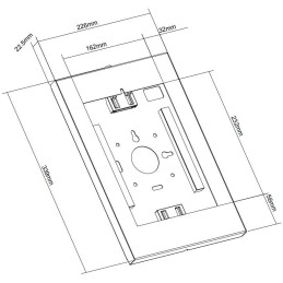 Neomounts WL15-650WH1/Držák tabletu/na stěnu/9,7-11" /VESA 75x75/iPad, iPad Pro/Air, GalaxyTab A/A7/S6 Lite/bílý