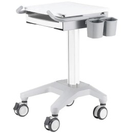 Neomounts  MED-M200 / Mobile Laptop Cart, incl. keyboard & mouse drawer / Creme