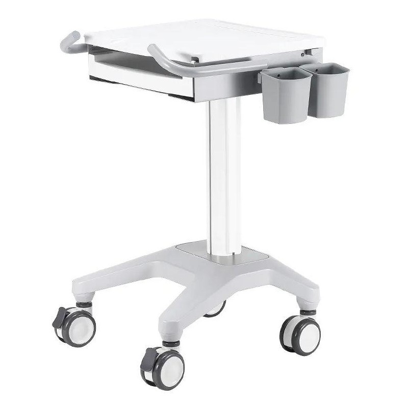 Neomounts  MED-M200 / Mobile Laptop Cart, incl. keyboard & mouse drawer / Creme