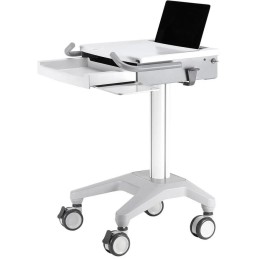 Neomounts  MED-M200 / Mobile Laptop Cart, incl. keyboard & mouse drawer / Creme