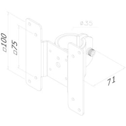 Neomounts  THINCLIENT-05 / Thin Client Holder (for FPMA-D935/D950/D960/D1330-series) / Black