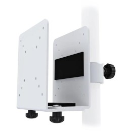 Neomounts THINCLIENT-10/Držák na mini PC/na držák displeje/VESA 100x100 /nosn. 10 kg/nastavení šírky 9-20 cm/bílý