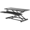 Neomounts NS-WS300BLACK / Workstation - sit-stand workplace (height adjustment: 11-51 cm) / Black