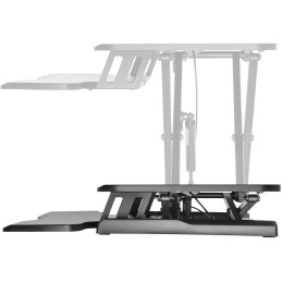 Neomounts  NS-WS300BLACK / Workstation - sit-stand workplace (height adjustment: 11-51 cm) / Black