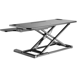Neomounts  NS-WS300BLACK / Workstation - sit-stand workplace (height adjustment: 11-51 cm) / Black