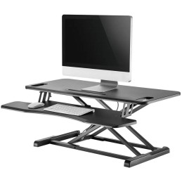 Neomounts  NS-WS300BLACK / Workstation - sit-stand workplace (height adjustment: 11-51 cm) / Black