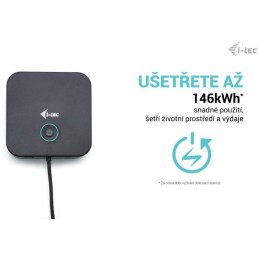 I-tec dokovací stanice/ 2x USB-C/ 2x USB 2.0/ 3x USB 3.0/ HDMI/ 2x DP/ LAN/ Power Delivery 100 W