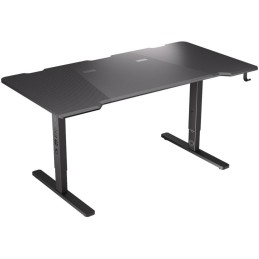 Endorfy herní stůl Atlas L / 150cm x 78cm / nosnost 80 kg / prostor na kabeláž / černý